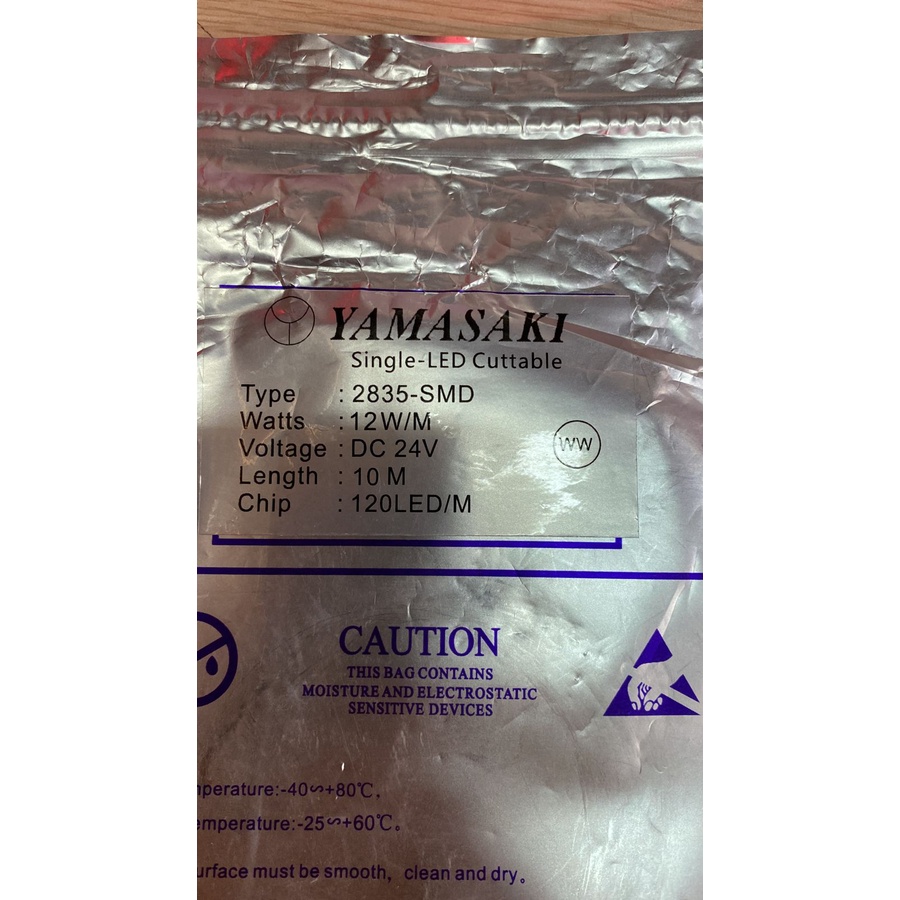 YAMASAKI LED STRIP 5050  SMD 24V 12W/M