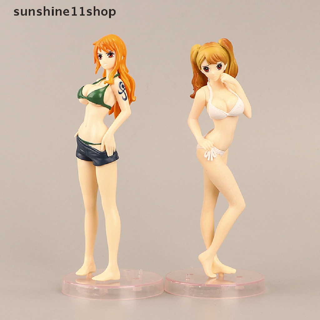 Sho 3gaya Sexy Bikini Girl Figurine Karakter Anime Baju Renang Puding Nami PVC Model Mainan N