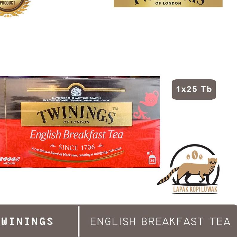 

♝ Twinings Tea varian English Breakfast Tea ✳