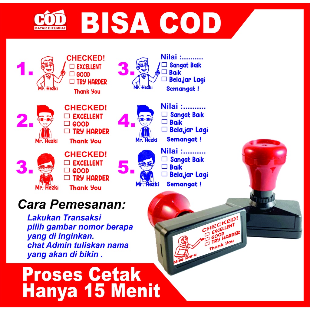 

STEMPEL PENILAIAN GURU TK/SD