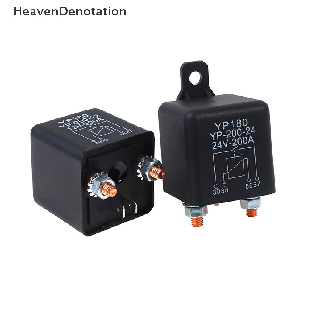 [HeavenDenotation] Starg relay 200A 100A 12V / 24V Power Automotive Heavy Current Start Relay HDV