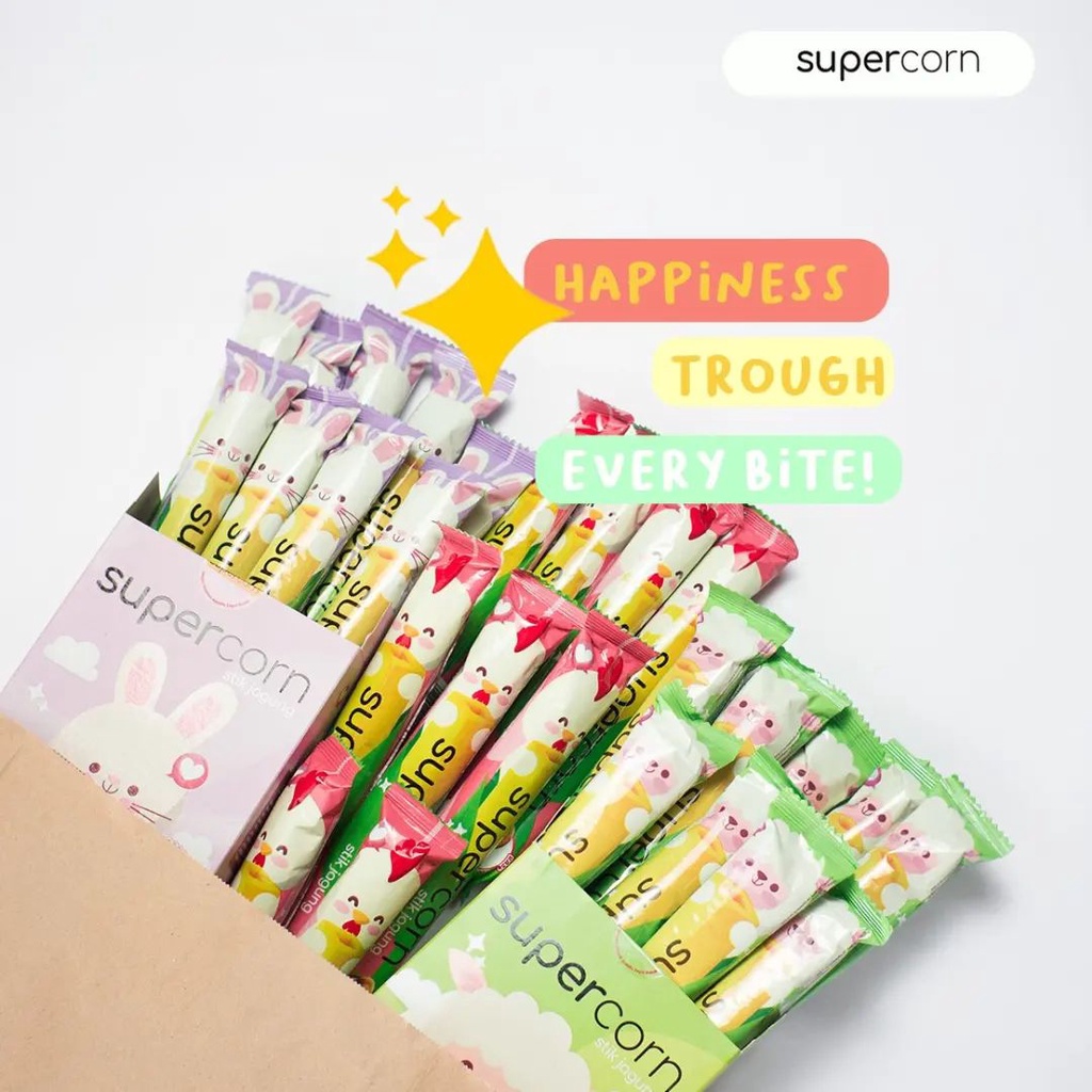 SUPERCORN STIK JAGUNG 120gr BOX ISI 12Pcs