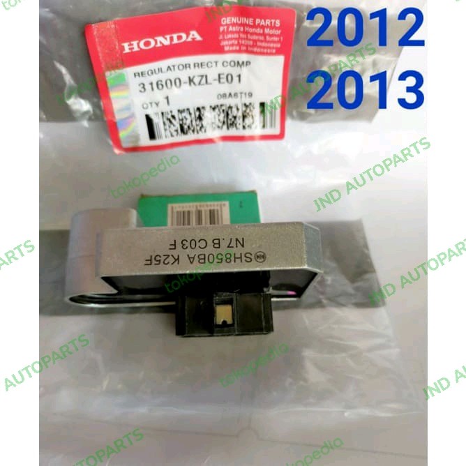 Regulator Kiprok Honda Beat Fi Injeksi Stater Kasar Ori K25 Kzl Kode 339