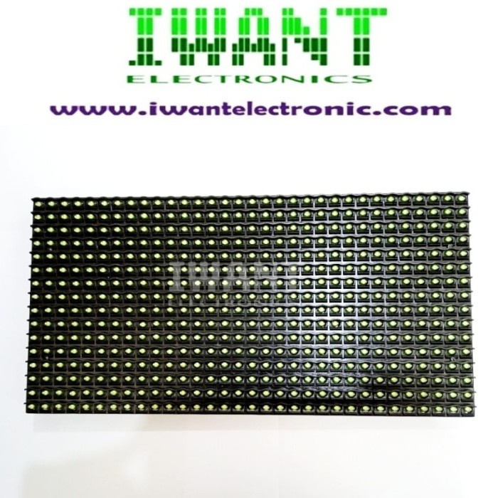 LED MODUL P10 DIP HIJAU INDOOR RUNNING TEXT HIJAU INDOOR