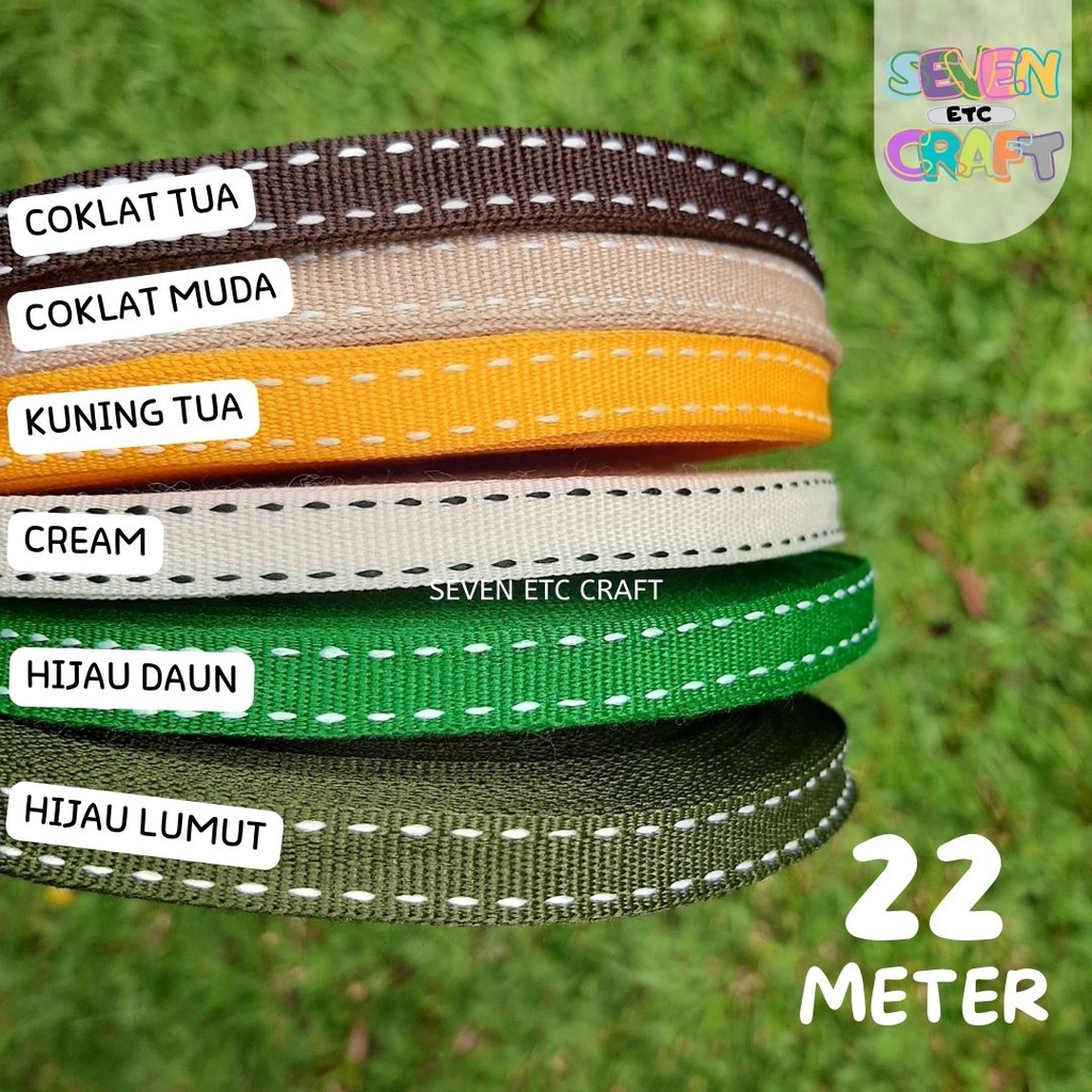 

Pita Bis Polyester Strip Tema Idul Fitri Lebaran 1 cm