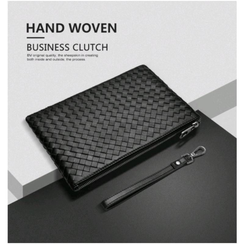 Clutch Hand Woven Tas Tangan Pria Wanita