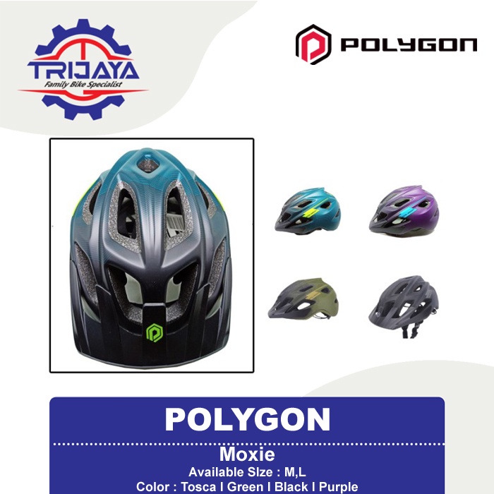 Polygon Moxie Helm Sepeda MTB