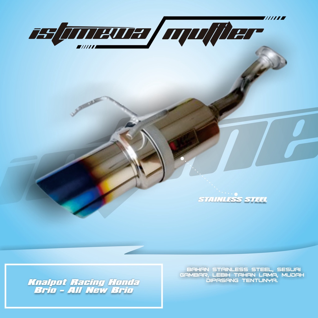 Knalpot Racing Honda Brio - All New Brio Pemasangan sistem baud MANTAPP