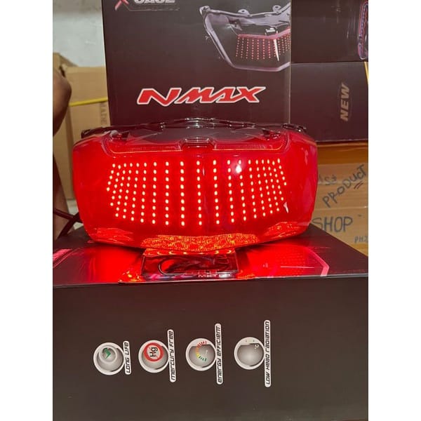 stop lamp lampu stop LED nmax old 6 mode colosium merah biru