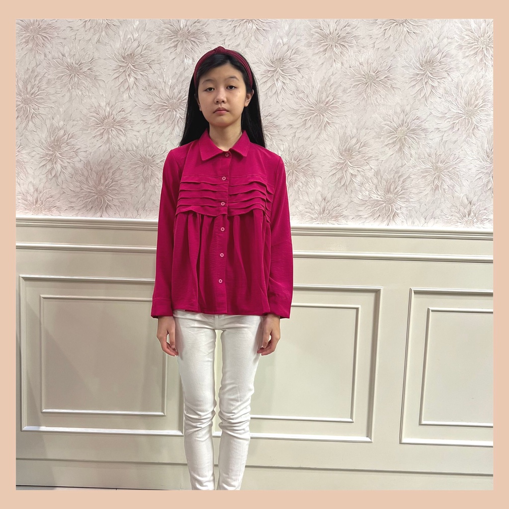 Play House - Blouse Fashion Kids Atasan Baju Tunik Anak Perempuan Umur 6 - 12 Tahun