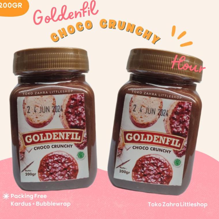

U35 GOLDENFIL CHOCO CRUNCHY share in jar 200gr PALING DIMINATI ノ