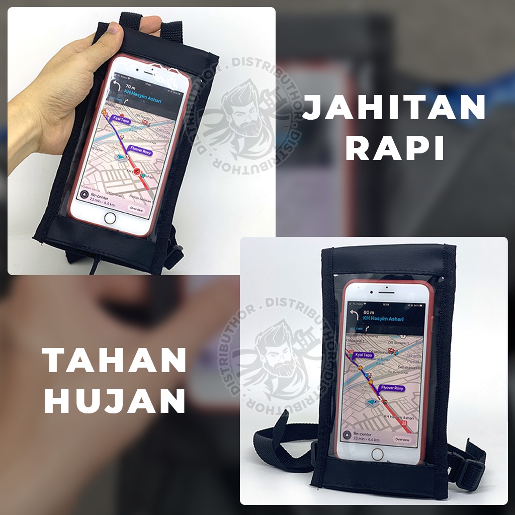 NEW PRODUCT HOLDER HP MOTOR TAS WATERPROOF HANDPHONE DI STANG SARUNG PELINDUNG PONSEL HAPE UNTUK