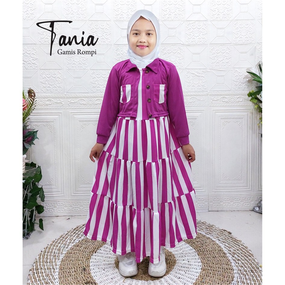 Gamis Rompi Tania CF Kids