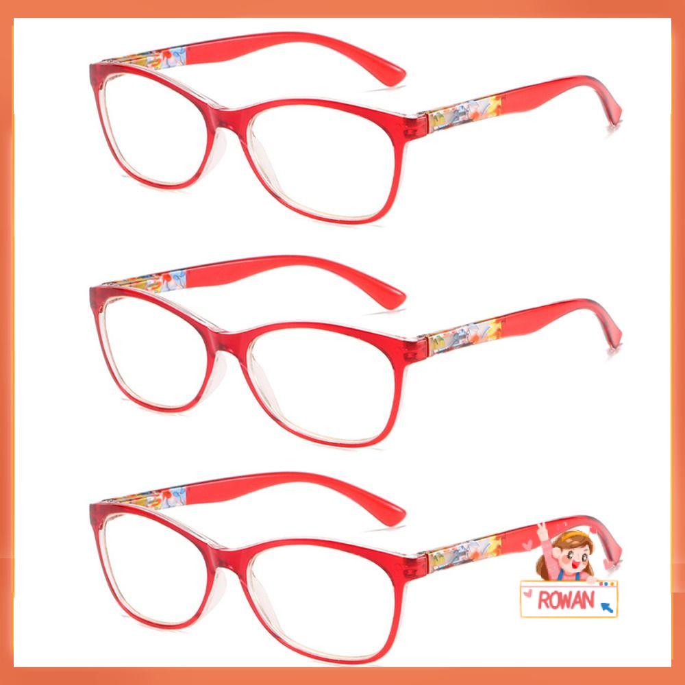 R-flower Kacamata Baca Pria Wanita Elegan Pelindung Mata Vintage Ultra Light Frame