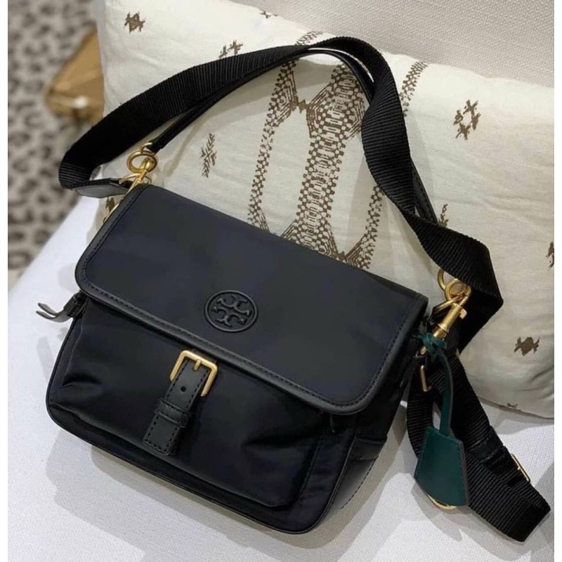 Tory Burch 74464 Perry Nylon Crossbody Black