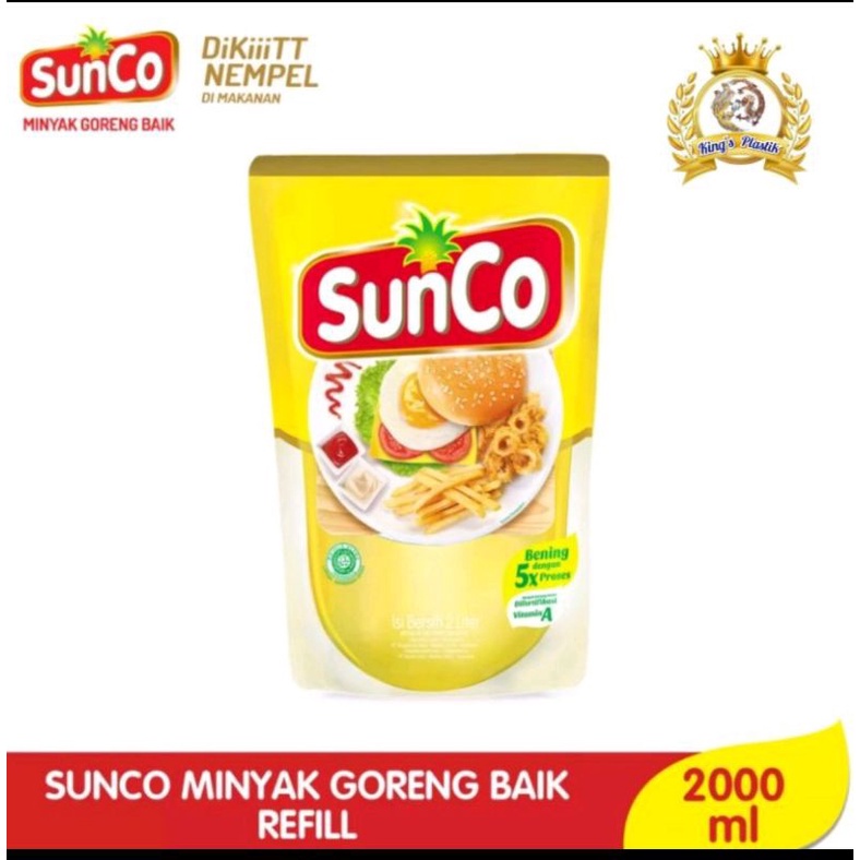 

Sunco minyak goreng Refill 2 ltr