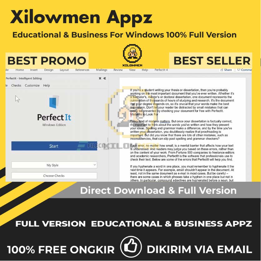 [Full Version] Intelligent Editing PerfectIt Pro Educational Business Lifetime Win OS