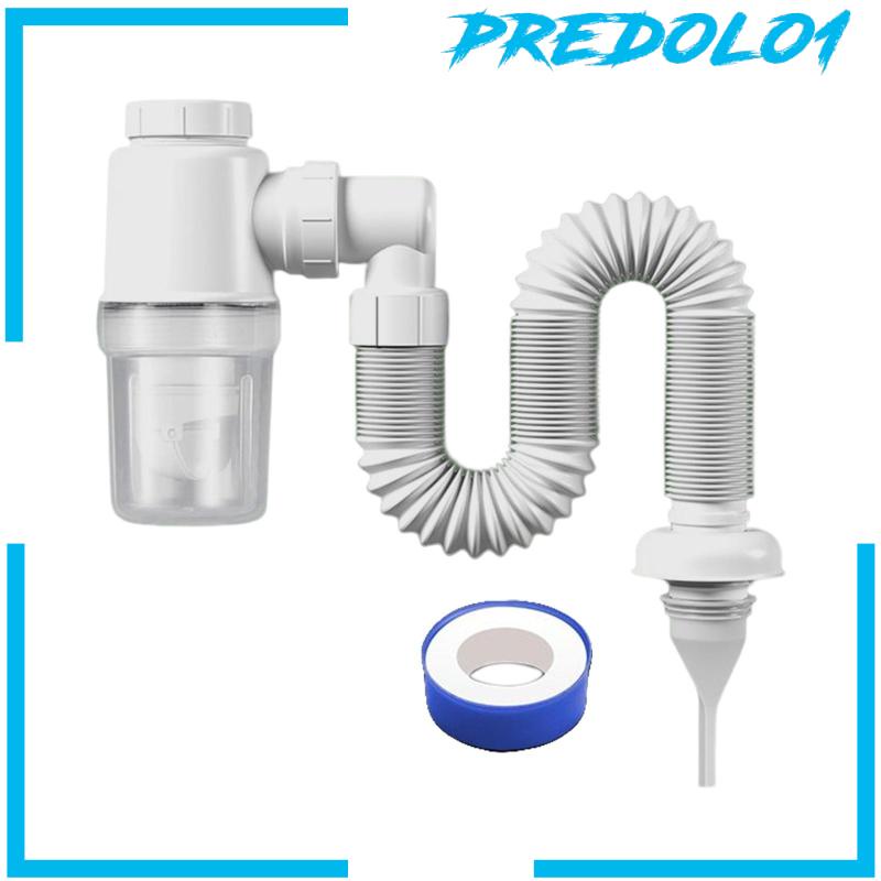 [Predolo1] Set Pipa Pembuangan Wastafel Profesional Tabung Drainase Accs Dapat Diperluas Untuk Rumah