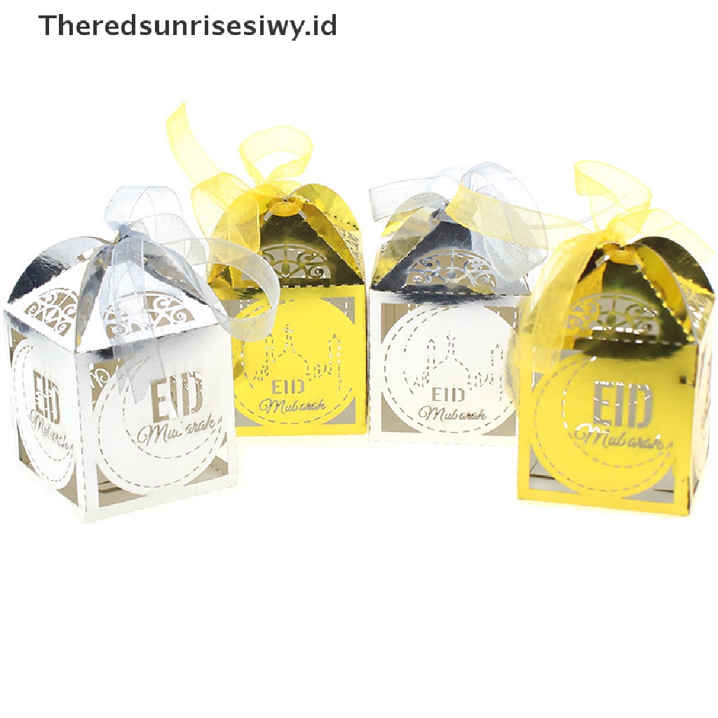 # Baju Lebaran # 10pcs EID Mubarak Candy Boxe Multi Type Kotak Permen Muslim Ramadhan Kareem Ulang Tahun~