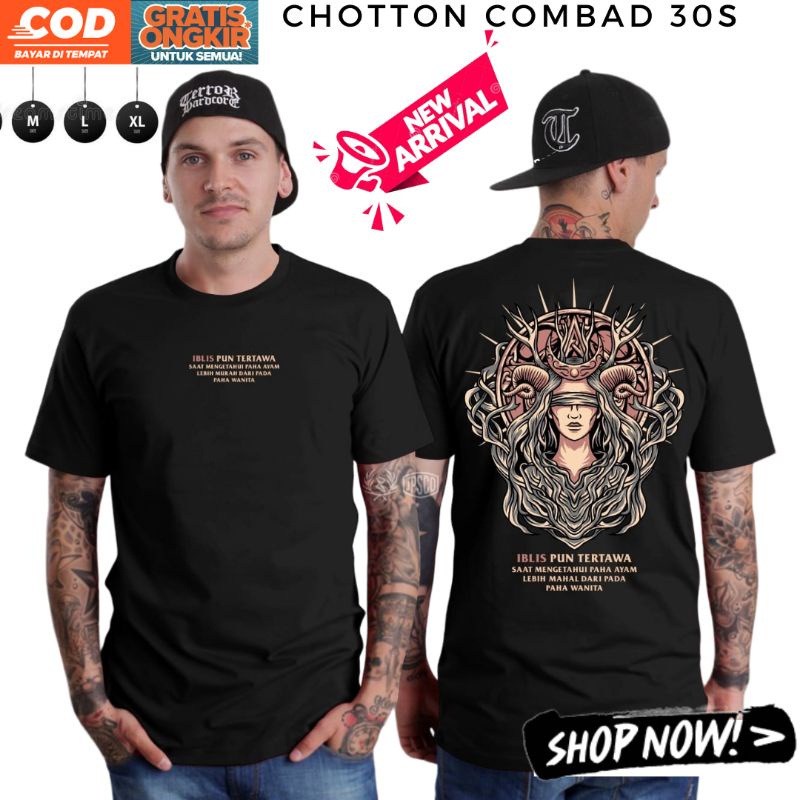 Kaos Distro Pria Dewasa Motif Pluralisme Toleransi Agama Kata Sindiran Bahan Cotton Premium Lengan P