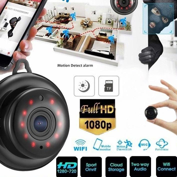 ✴ IP MINI WIFI HD V380 CMR1906W Camera WIFI CCTV WIFI HOPL ۩