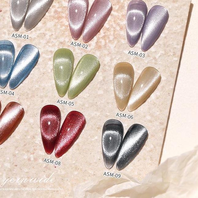 ✿ AS CAT EYE Kutek Gel As cat eye As nail gel cat eye nail polish cat eye ASM ♠