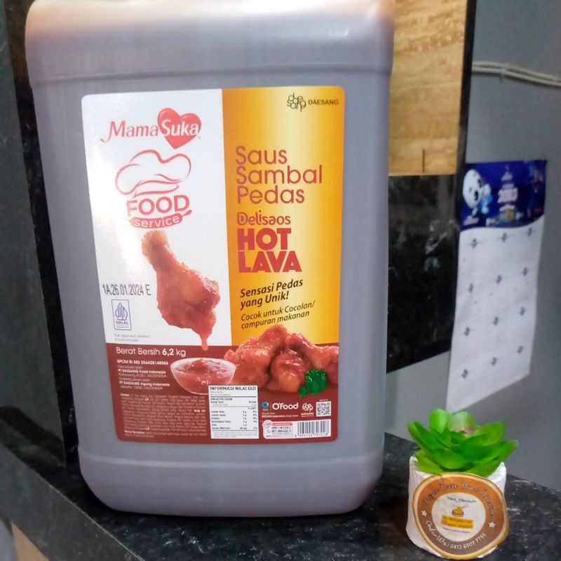 

delisaos saus sambal pedas hot lava