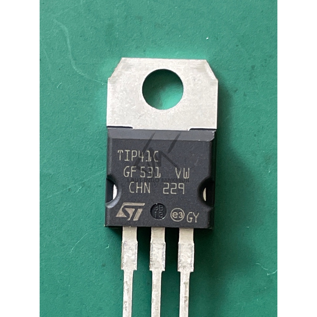 TIP41 ORIGINAL TIP41C ASLI TIP 41 ORI MERK ST TIP 41C TRANSISTOR ups