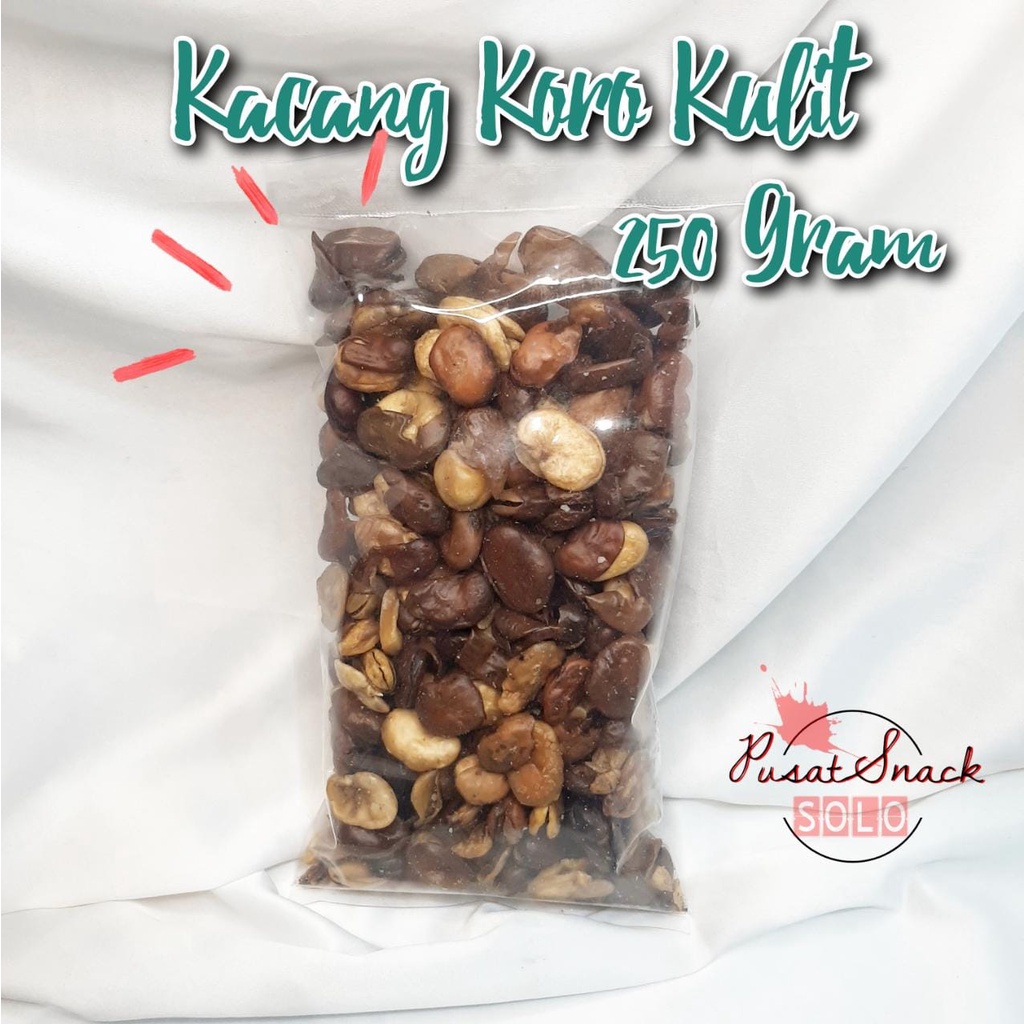 SNACK KACANG KORO KULIT 250 Gram