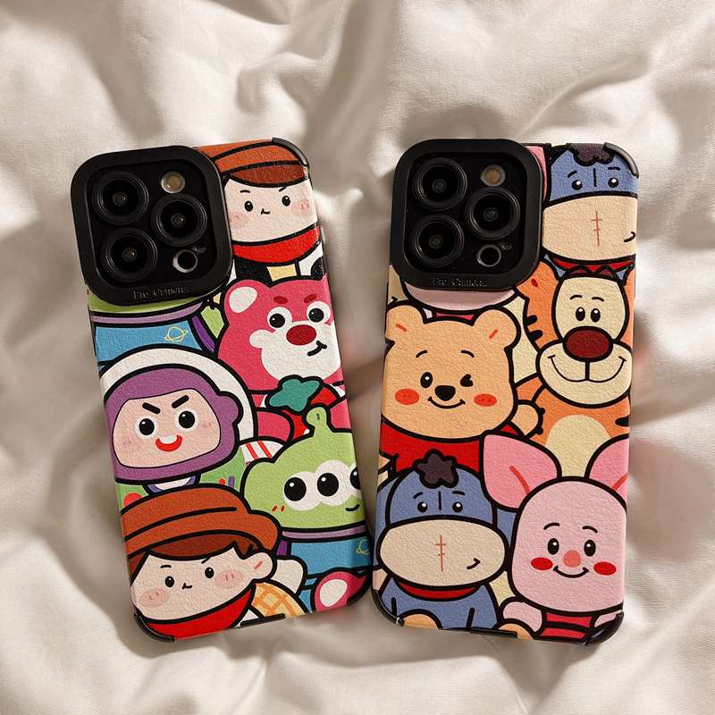 Lovely！Winnie Bear &amp; Monster Soft Case HP VIVO Y11 Y12i Y12 Y15 Y17 Y50 Y30 Y30i Y19 Y93 Y91C Y83 V5 V5S V9 V20 S1 Z1 Pro V15 V23 5G Y12S Y20 Y20i Y20S Y52S Y31S New Casing