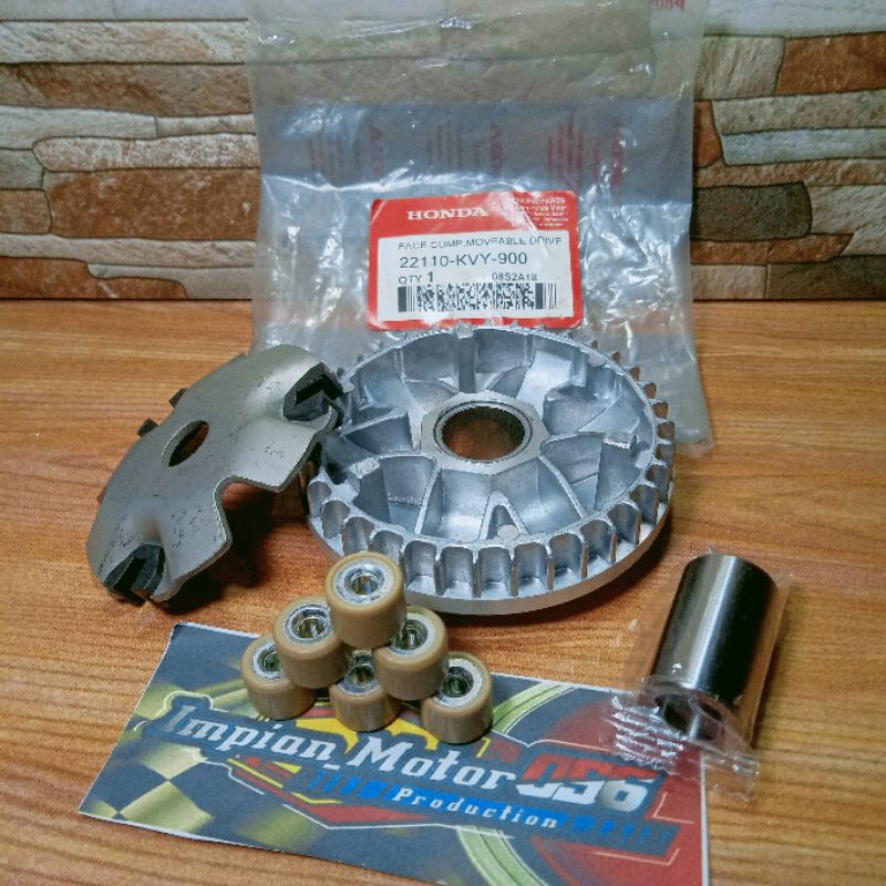 Rumah roller assy motor Honda Beat karbu Scoopy karbu