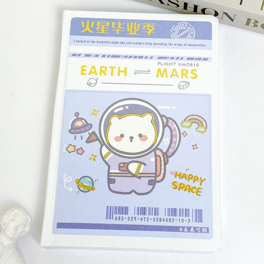 

Terlaris ✨ -Buku Catatan Mini Hardcover Notebook Sweet Cute Astronaut Bunny Bear Spaceship Star Kelinci Astronot Glitter Panda Cat Bear Pink Kucing Kitten Beruang Lucu Animal Pet Zoo Souvenir Anak Merchandise Bingkisan Hampers Harga Grosir Ready COD- 2.2.