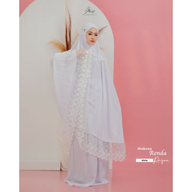 Mukena ArRafi Mukena Putih Mukena Renda Mukena Cantik