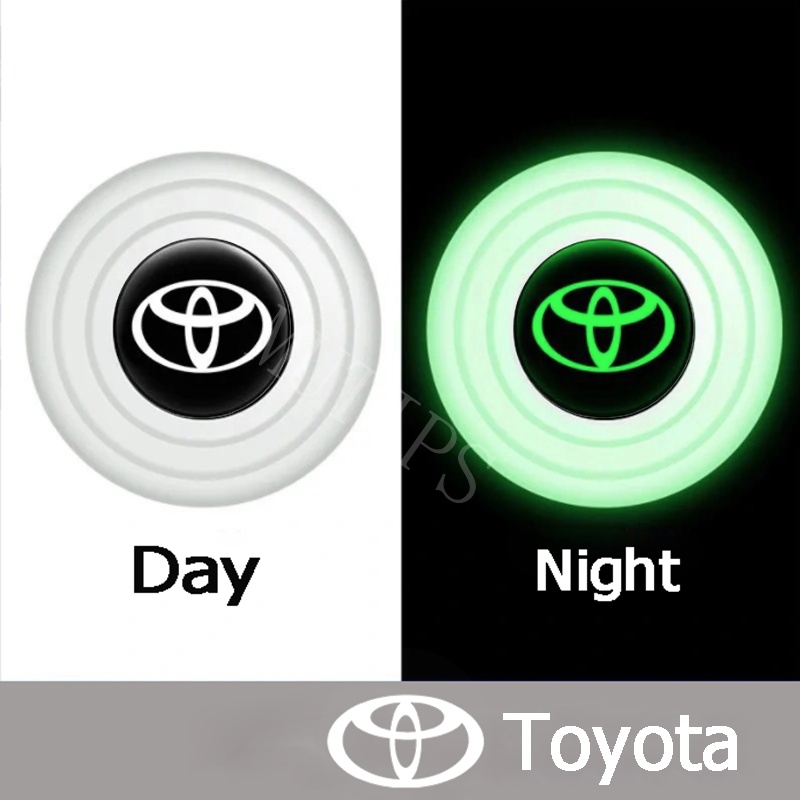 Toyota 4/8 /12 /16Pcs New Luminous Type Car Door Trunk Anti Shock Tabrakan Pad Stiker Silikon Mengurangi Kebisingan Penyangga Untuk Innova Cagak Avanza Rush Kijiang Razie Yaris Wish Corolla