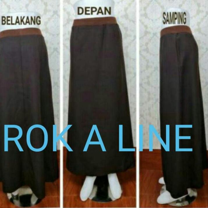 HOT Rok A line Coklat tua/ pembina pramuka, Rok span Pembina Pramuka, Celana Pembina pramuka/Coklat 