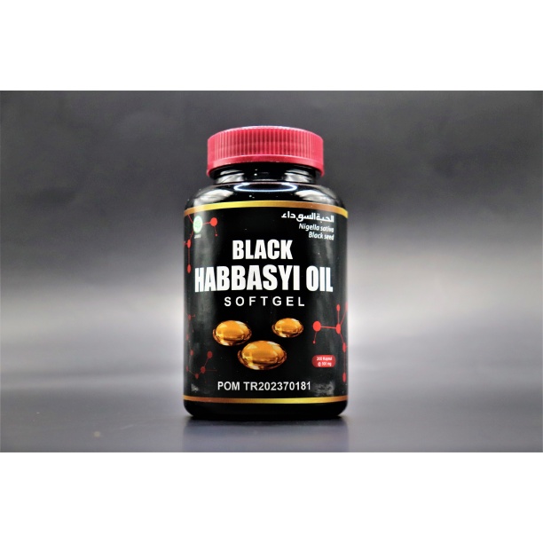 Kapsul Habbasyi Oil Softgel 200 Original Minyak Habbastusauda Murni HNU