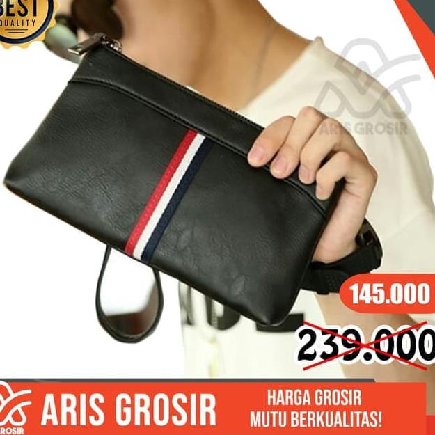 ❊ Clutch Bag Pria Tas Tangan Cowok Keren Premium Branded Termurah X17 ✪