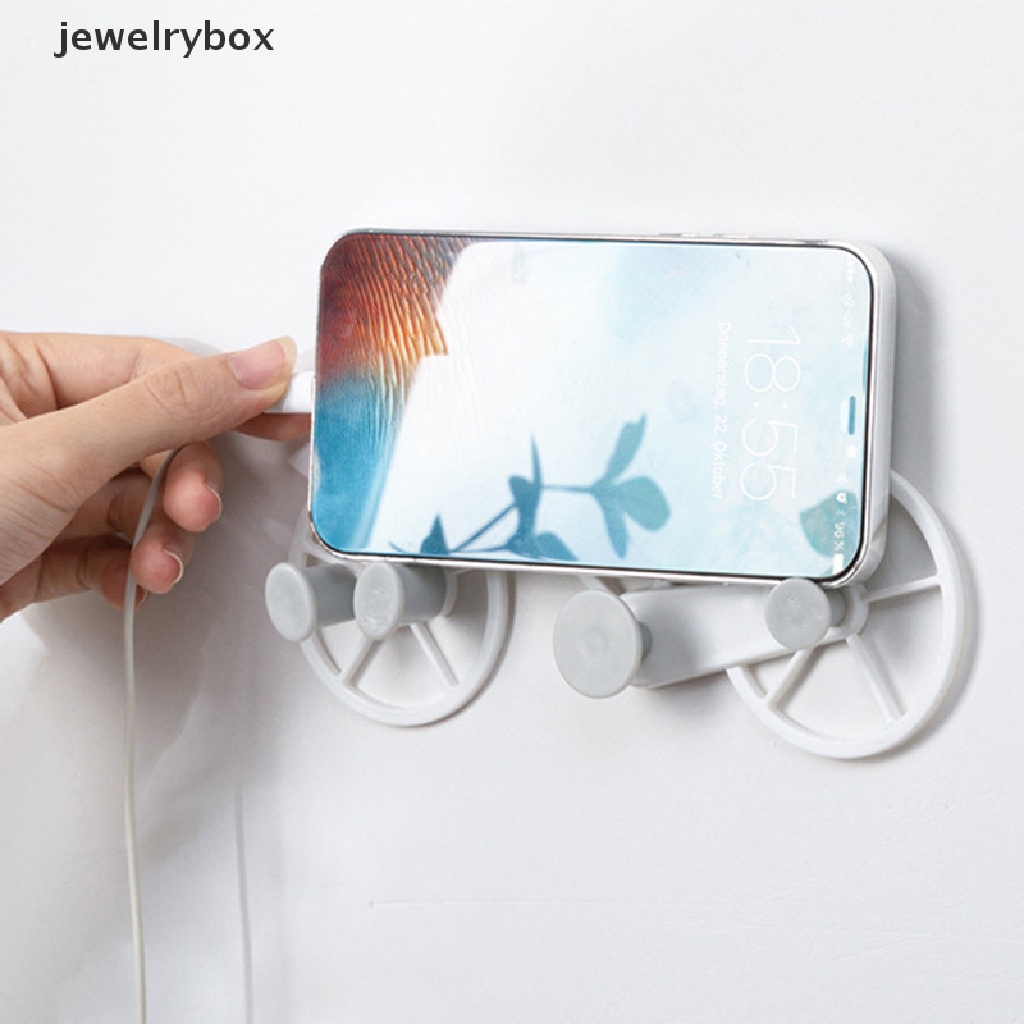 [jewelrybox] Kreatif Bentuk Sepedaan Dekorasi Dinding Hook Punching-free Kunci Tas Holder Gantungan Butik