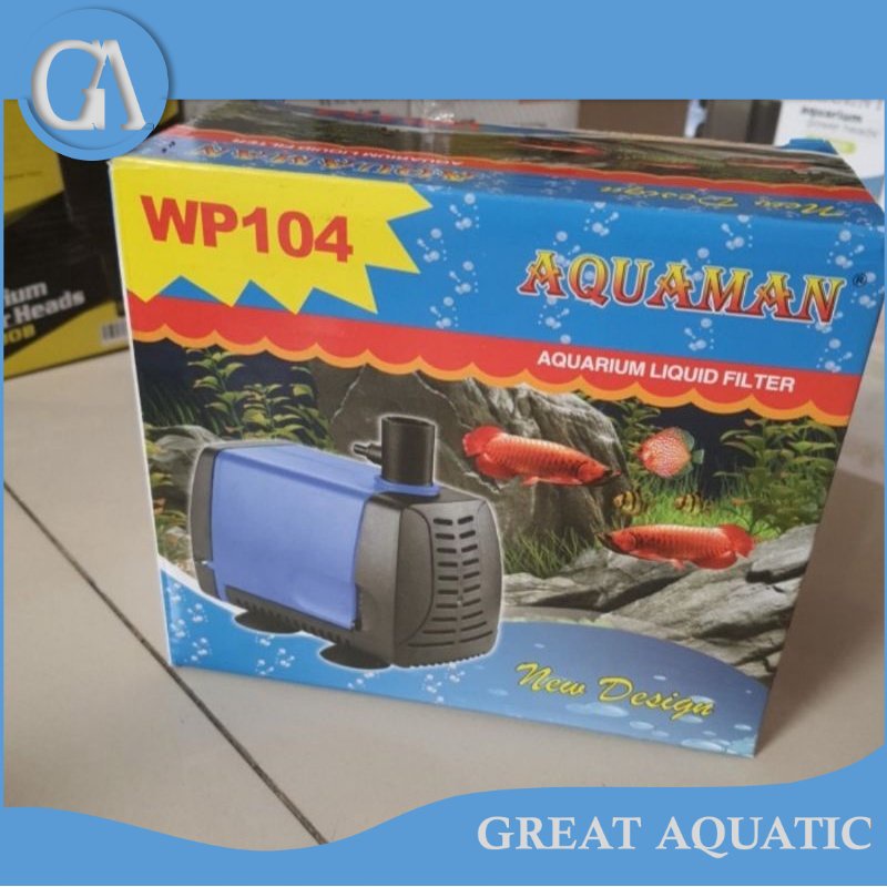 aquaman pompa celup air kolam aquarium hidroponik aquaman wp 104