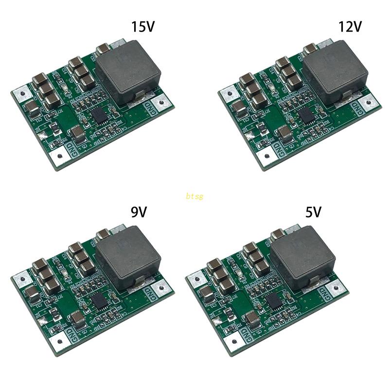 Btsg MP3429 Boost Module 21A Untuk Peak Input Current Lithium Boost Power Supply 5V 9V 12V 15V