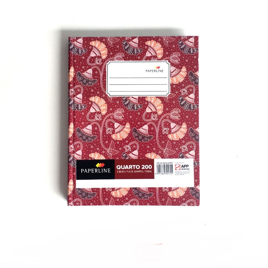 

Buku Tulis Hardcover Paperline Quarto Isi 200 satuan