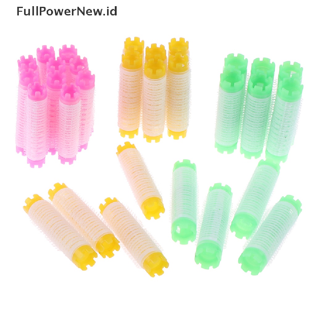Power 10pcs fluffy Hair Root Rollers Pack Perm Batang Set Air Fringe Bang Hair Curler ID