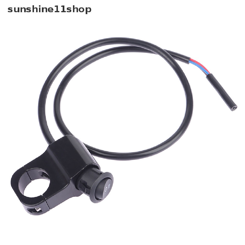 Sho 1Pc Stang Universal Aluminium Alloy Saklar Lampu Sinyal Motor Saklar N