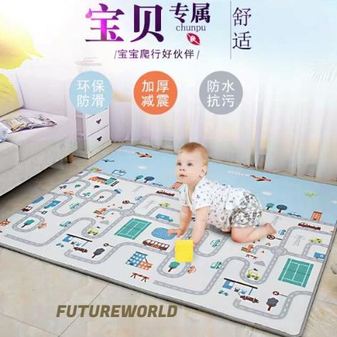 PALING DIMINATI Karpet Lipat Playmat Bayi Premium Tikar Lipat Bayi Xpe Karpet Anak 200 X 180 Matras 