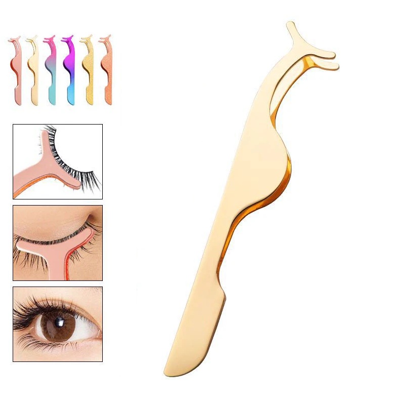 Pinset Jepit Bulu Mata Pinset Eye Lash Bahan Stainless Steel