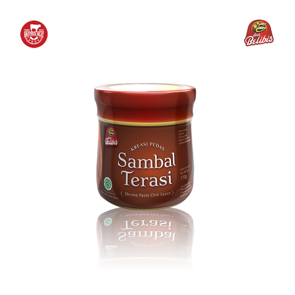Dua Belibis Sambal Terasi Jar 170gr, Halal