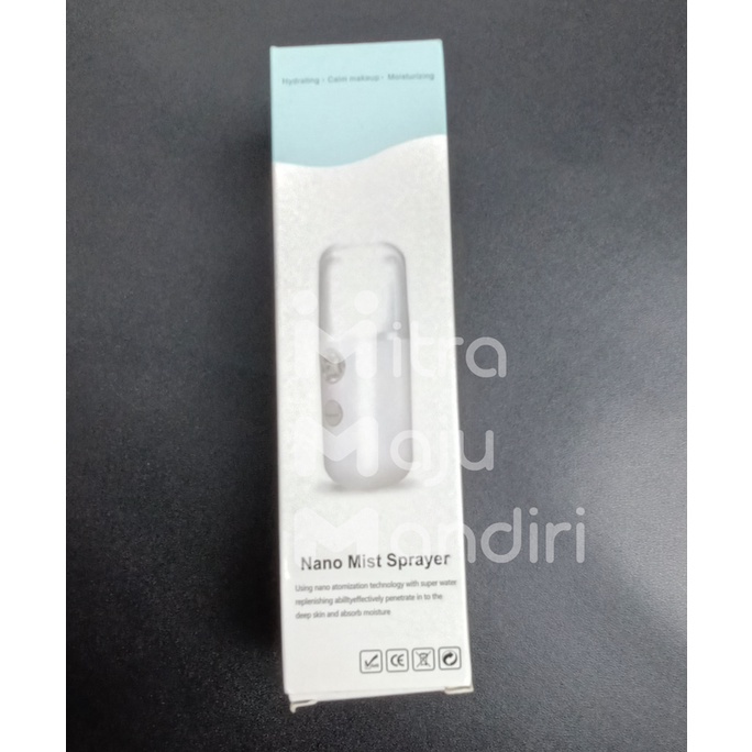 Nano Spray Perawatan Wajah Mini Portable Led Bungglon Button On/Off murah