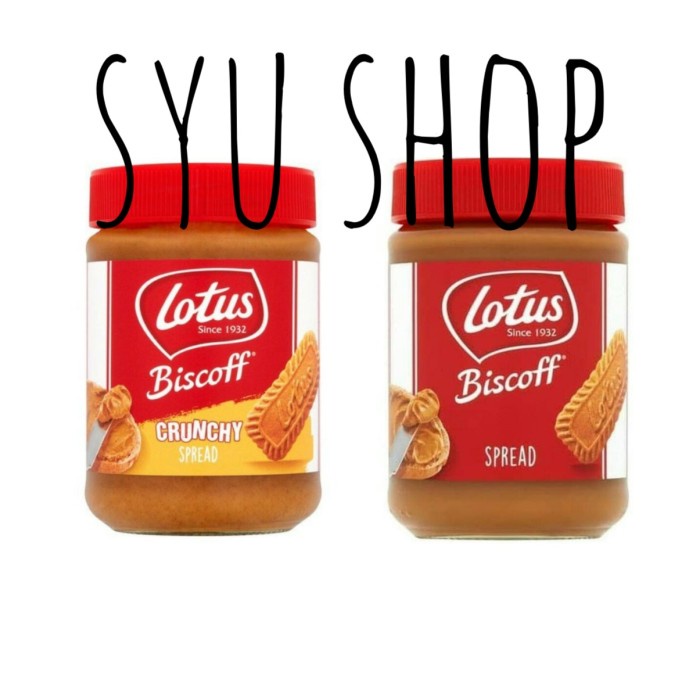 

Terlaris ✨ -Lotus biscoff spread smooth crunchy 380 400 gr selai - smooth 4002.2.23