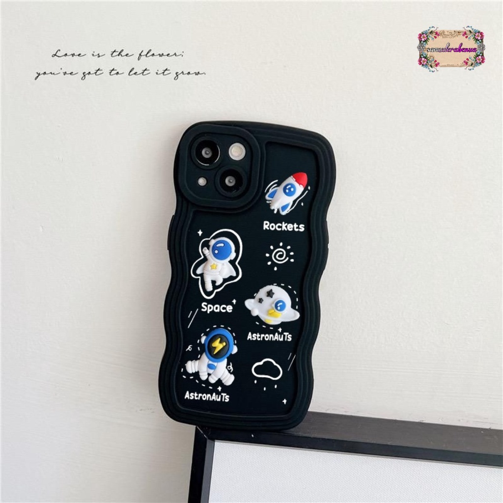 SS141 SOFTCASE 3D ASTRONOUT FOR REALME C55 C1 C2 5 5I 5S 8 PRO 8I 9I 9 PRO PLUS 10 C11 C12 C25 NARZO 20 C15 C17 7I C20 C11 2021 C21Y C25Y C30 C31 C33 C35 V23 NARZO 50I 50A PRIME SB4811