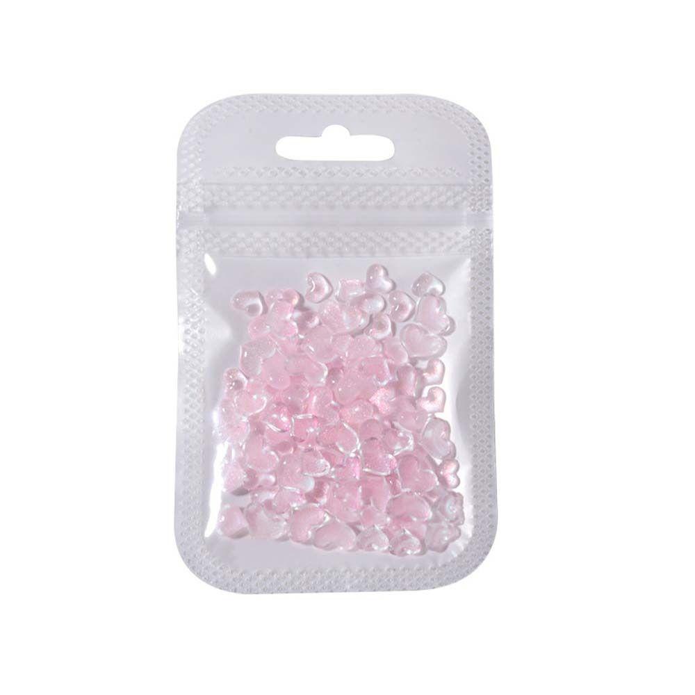 Mxbeauty Jantung Dekorasi Kuku Wanita Pesona Kuku Mata Kucing Kuku Rhinestones Manikur Aksesoris Nail Art Perhiasan 3D Naill Art Drills